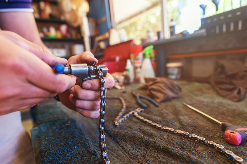 Bike chain repair