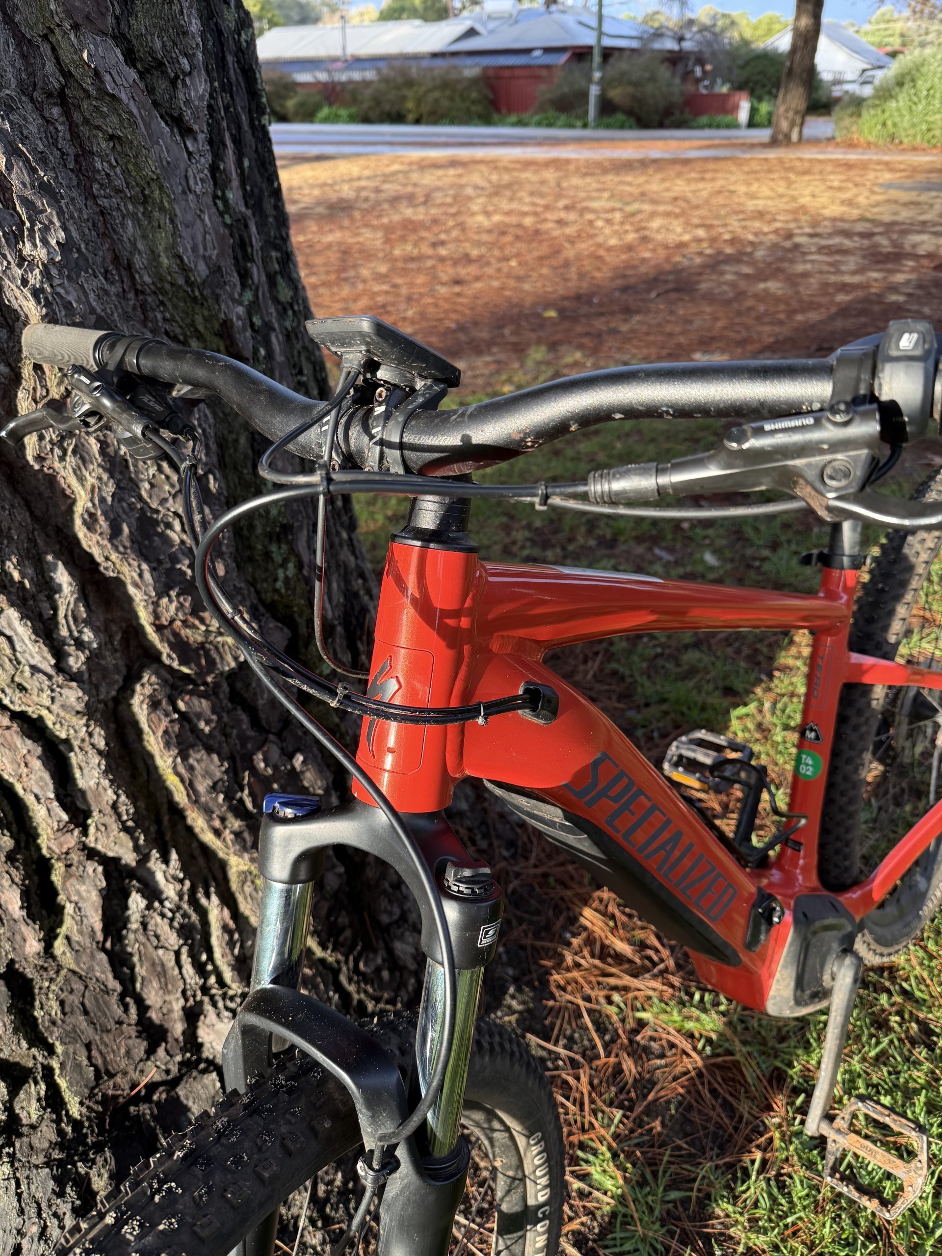 E-mountain bike ready for adventure on the Munda Biddi Trail