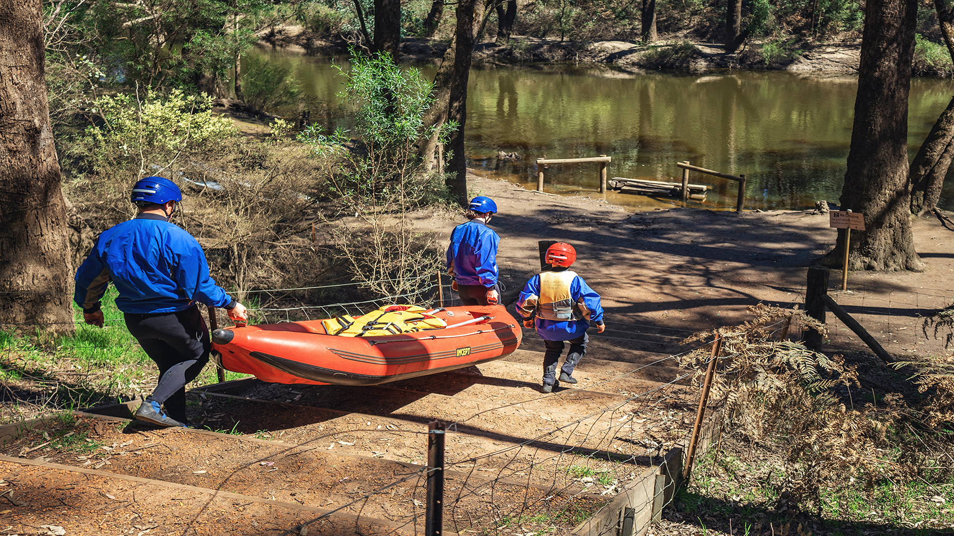 murray river rapids rafting dwellingup