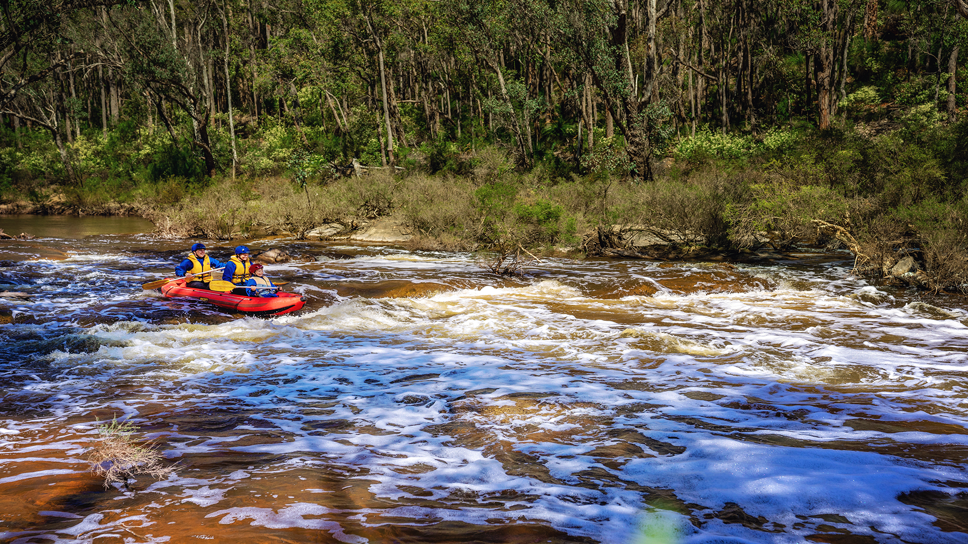 book fast water rafting dwellingup