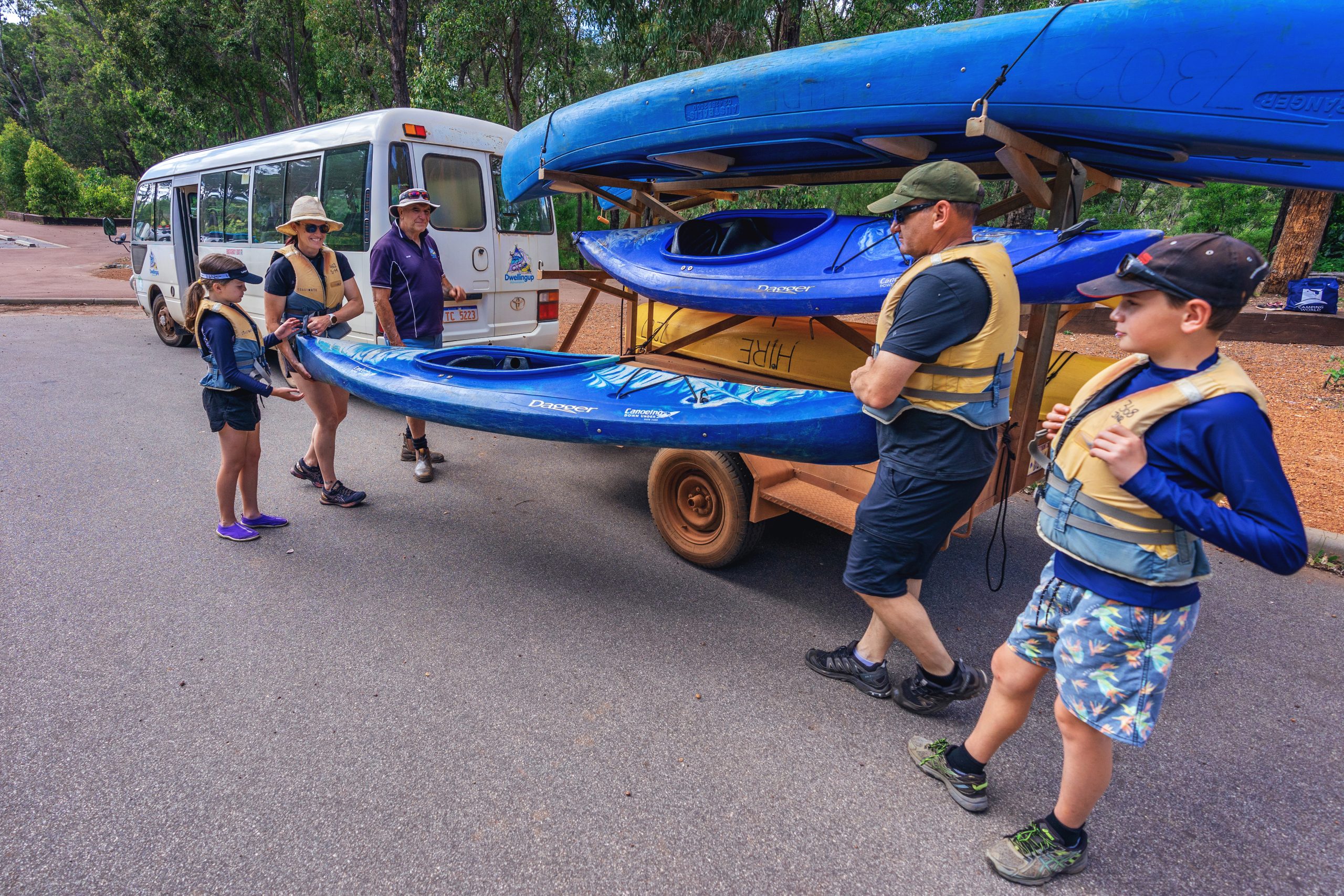 Dwellingup adventures canoe delivery serice