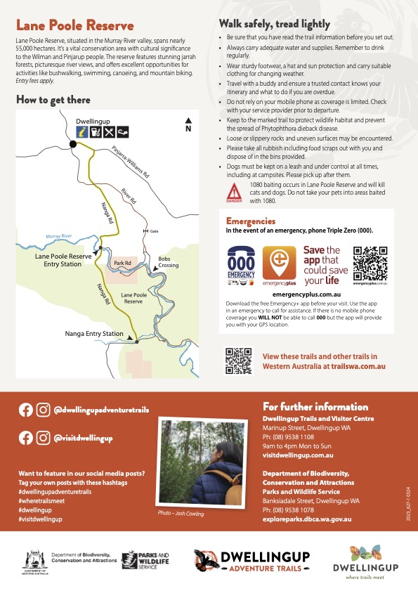 Lane Poole Reserve Walk Trails 2023 2